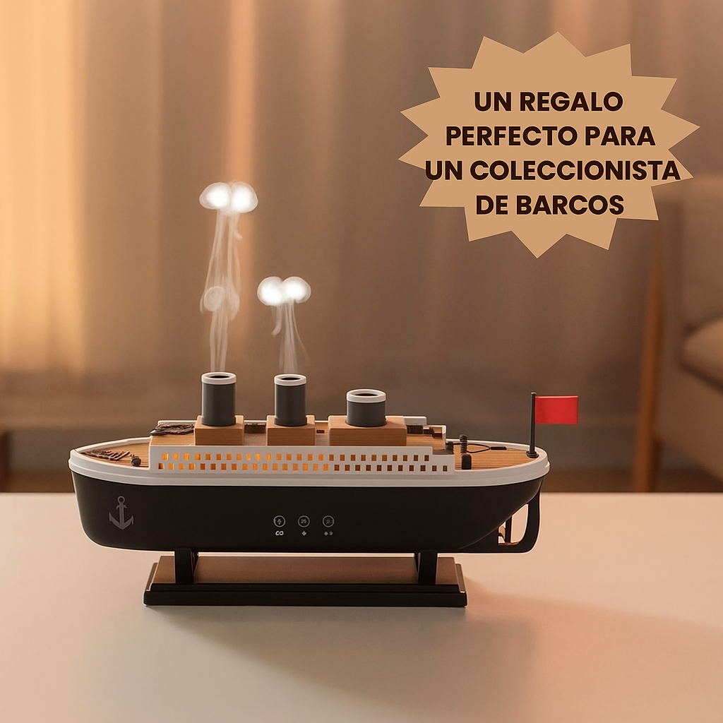 Humidificador de Habitación con Forma de Barco Titanic