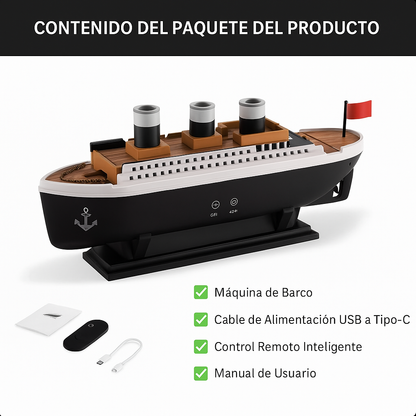 Humidificador de Habitación con Forma de Barco Titanic