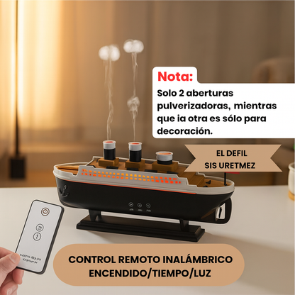 Humidificador de Habitación con Forma de Barco Titanic